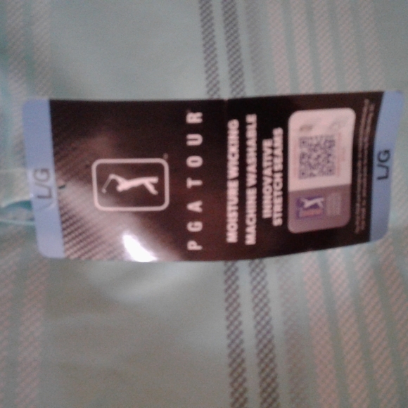 NWT PGA TOUR MOISTURE WICKING GOLF POLO - Picture 2 of 6